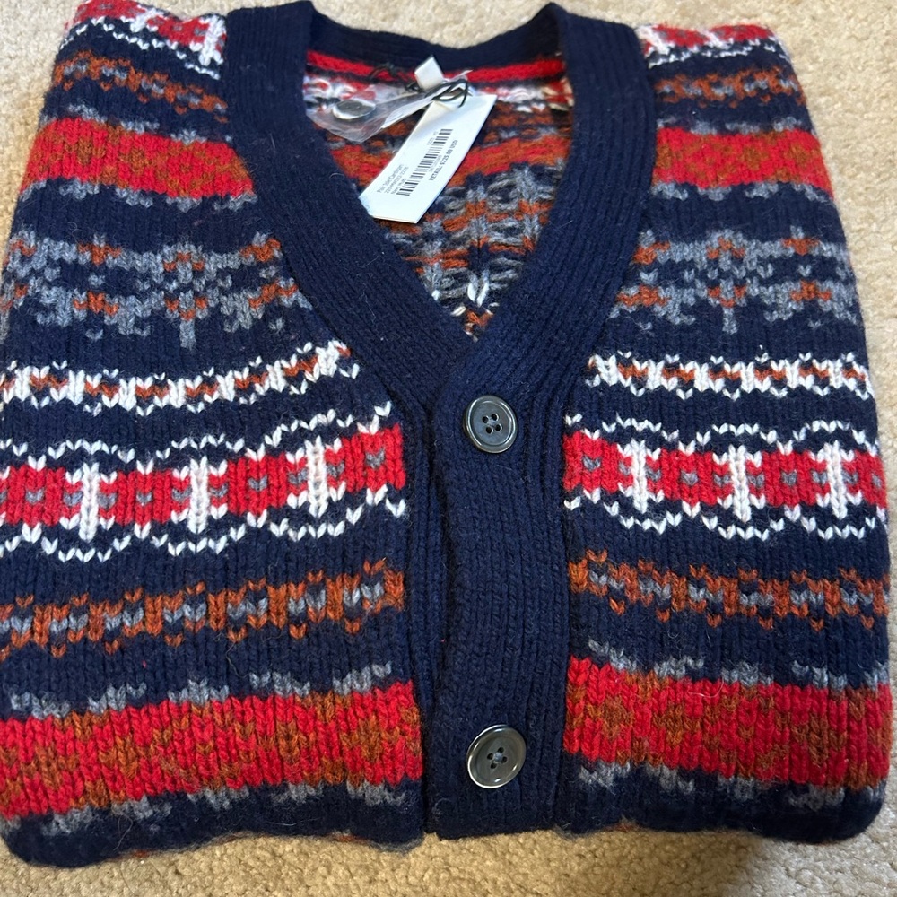 Alex Mill Multicolor Patterned Sweater - image 1